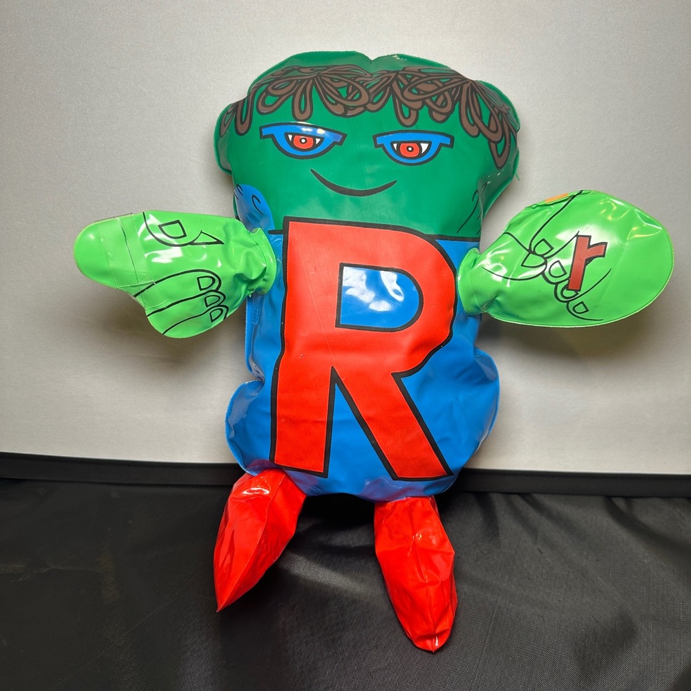 Vintage 1993 The Letter‎ People Inflatable Alphabet LETTER R Mr. R Abrahms